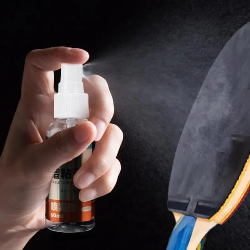 Table Tennis Bat Cleaning Set Racket Cleaner PingPong Paddle Care Spray Tennis Bats Protection 60ml Spray Agent Bottle