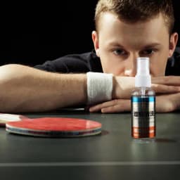 Table Tennis Bat Cleaning Set Racket Cleaner PingPong Paddle Care Spray Tennis Bats Protection 60ml Spray Agent Bottle