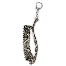 Game PS4 Bloodborne Axe Weapon Keychain For Men High Quality Metal Removable Keyring Pendant Men Car Women Bag Accessories