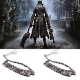 Game PS4 Bloodborne Axe Weapon Keychain For Men High Quality Metal Removable Keyring Pendant Men Car Women Bag Accessories
