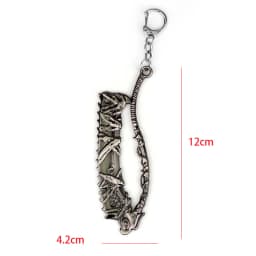 Game PS4 Bloodborne Axe Weapon Keychain For Men High Quality Metal Removable Keyring Pendant Men Car Women Bag Accessories