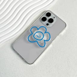 Original design expression flower mobile phone holder Popular Socket grip Foldable lazy stand Simple style