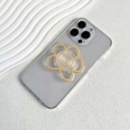 Original design expression flower mobile phone holder Popular Socket grip Foldable lazy stand Simple style