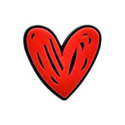 1PCS Red Style Shoe Charms Accessories Red Heart Car Lobster Shoe Buckle Decoration Pin for Clog Women Men Shoe Pendant Jean Set