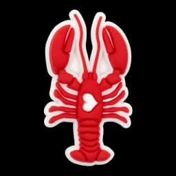 1PCS Red Style Shoe Charms Accessories Red Heart Car Lobster Shoe Buckle Decoration Pin for Clog Women Men Shoe Pendant Jean Set