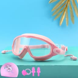 Children's Swimming Goggles High-Definition Waterproof Anti-Fog Large-Frame Diving Goggles for Boys and Girls