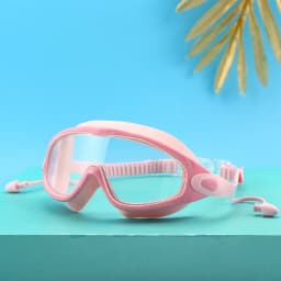 Children's Swimming Goggles High-Definition Waterproof Anti-Fog Large-Frame Diving Goggles for Boys and Girls