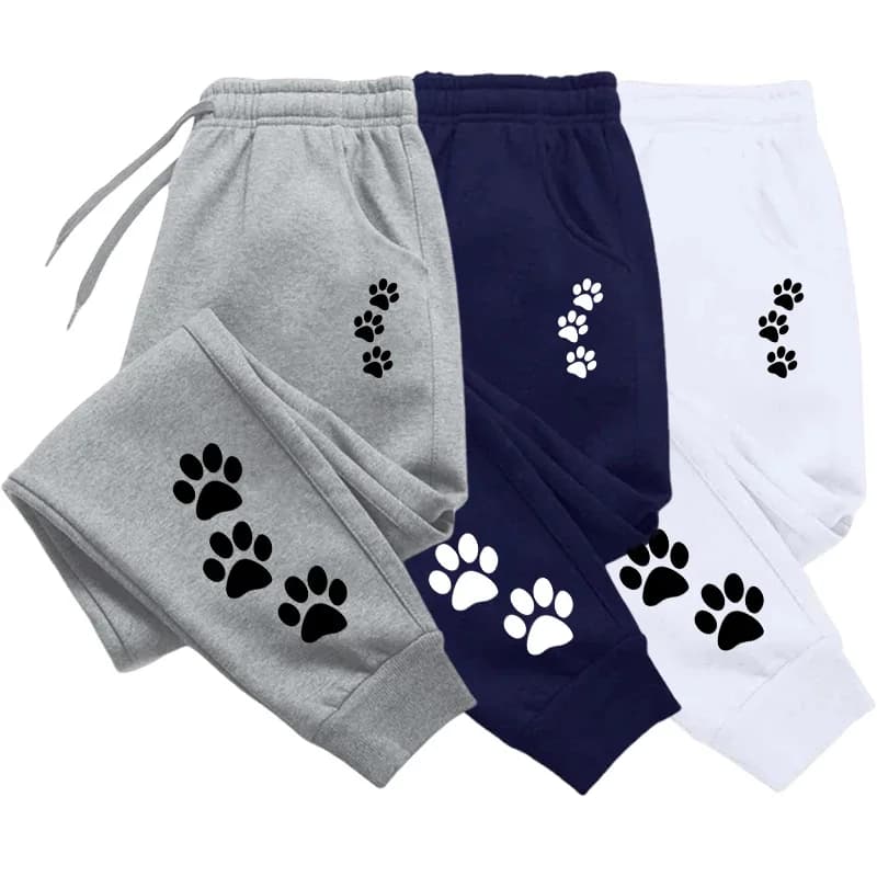 Womens Printing Sweatpants Fashion Casual Jogging Fitness Sport Trousers Street Versatile High Quality Soft Elastic Waist Pants