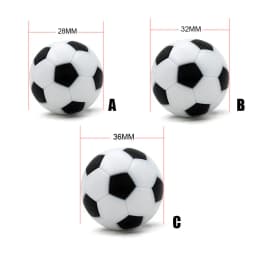 2pcs Resin Foosball Soccer Table Ball Indoor Games Football 28mm 32mm 36mm Table Football Games Ball Foosball Parts