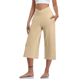 Summer Sports Pants Women'S Elastic High Waisted Casual Pants 3/4 Long Pants Solid Color Slim Fit Capris Yoga Pants Jogging Pant