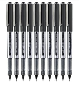 Uni Ball Gel Ink Pen Straight Liquid Ballpoint Pens Set UB-150 0.5/0.38mm Black Blue Red Ink Office School Stationery Suppplies