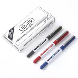Uni Ball Gel Ink Pen Straight Liquid Ballpoint Pens Set UB-150 0.5/0.38mm Black Blue Red Ink Office School Stationery Suppplies