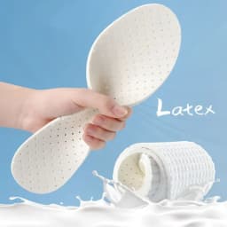 Latex Insoles for Shoes Soft Shoe Pads for Plantar Fasciitis Memory Foam Templates Pad Woman Man Step in The Shit Insole Instert