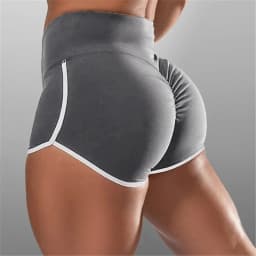 High Waist Shorts Women Exercise Sexy Hips Push Up Sportswear Quick-drying Running Casual Shorts Tights Skinny Yoga Pants Black