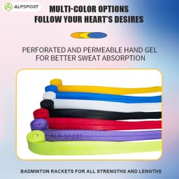 Non-slip sweatband grip Tennis Badminton Squash Platform tennis Table tennis Baseball bats Golf clubs Hockey sticks Fishing rods
