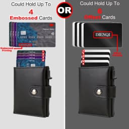 Rfid Credit Card Holder Men Wallets Luxury Thin Slim Cardholder Wallets for Airtag Air Tag Tracker Minimalist Fathers Day Choice