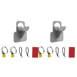 2PCS Swimming Pool Pipe Fixing Holder Support for Intex Above Ground Pool 30-38mm Hose Outlet Mount Bracket with Cable Tie Clamp