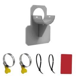 2PCS Swimming Pool Pipe Fixing Holder Support for Intex Above Ground Pool 30-38mm Hose Outlet Mount Bracket with Cable Tie Clamp