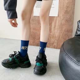 1977 Unisex Male Cotton 7 Number Socks Spring Fashion Comfort Sports Sock Solid Color Casual Women SocksNew