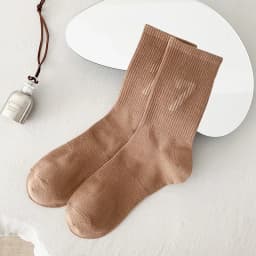 1977 Unisex Male Cotton 7 Number Socks Spring Fashion Comfort Sports Sock Solid Color Casual Women SocksNew
