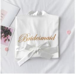 Bride To Be Team Bride Satin-Silk Robe Wedding Bridesmaid Robes Women Bridal Shower Bachelorette Party Gift Wedding Decor