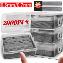 2000-1000Pcs 2B Pencil Lead Refills 0.5/0.7mm Mechanical Pencil Replace Lead Pencil Refill Students Erasable Writing Stationery