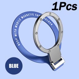 For MagSafe Magnetic Ring Holder Multi Angle Adhesive Paste Rack Support Magnet Finger Ring Car Phone Foldable Holder Grip Stand