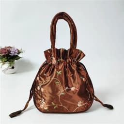 Embroidery Ethnic Style Sanitary Napkin Bag Jewerly Packing Bag Hanfu Drawstrings Bags Small Storage Bags Women Flower Handbags