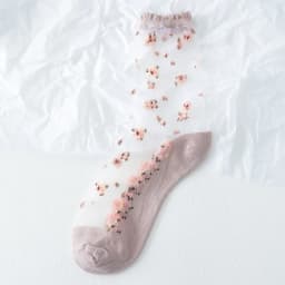 5Pairs Women Flower Sock Summer Lace Crystal Glass Silk Socks Short Thin Transparent Roses Jacquard Elastic Ultra Thin Socks