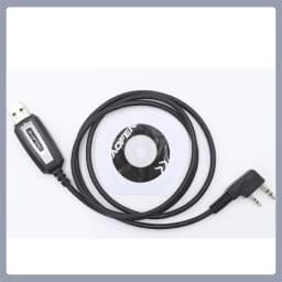Baofeng USB Programming Cable UV-21 18Pro 17Plus V2 Quansheng UVK5 UVK6 TG-UV2 Programming Cable CD Software Radio Accessories