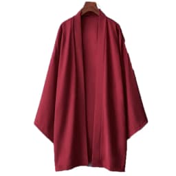 Summer Men Black Robe Samurai Clothing Solid Color Loose Asian Traditional Costume Beach Japanese Kimono Cloak Sunscreen Coat