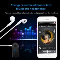 2 in 1 Wireless Bluetooth 5.0 Receiver 3.5mm Jack for Car Music Audio Aux A2DP Headphone Transmitter Adapter Reciever Handsfree