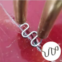 0.8mm Hot Stapler Staples for Plastic Welder Plastic Repair Standard Pre Cut Staples Welding Bumper Car Bumper Repair