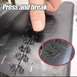 0.8mm Hot Stapler Staples for Plastic Welder Plastic Repair Standard Pre Cut Staples Welding Bumper Car Bumper Repair
