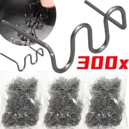 0.8mm Hot Stapler Staples for Plastic Welder Plastic Repair Standard Pre Cut Staples Welding Bumper Car Bumper Repair