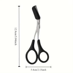 Stainless Steel Eyebrow Trimming Scissors With Comb, Safe Eyebrow Trimming Makeup Tool, Precise Creation Of Perfect Eyebrow Shap