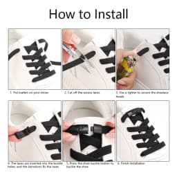 Colorful Press Lock No Tie Shoelace Elastic Shoelaces for Sneakers Sport Tieless Elastic Shoe Laces One Size Fit All Adult Kids