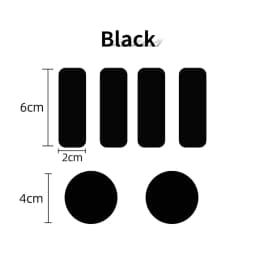 6Pcs Heel Repair Insoles Subsidy Sticky Shoes Hole in Cobbler Sticker Back Sneaker Lined Anti-Wear After Heels Stick Foot Care