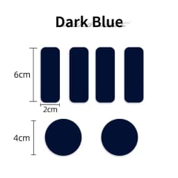 6Pcs Heel Repair Insoles Subsidy Sticky Shoes Hole in Cobbler Sticker Back Sneaker Lined Anti-Wear After Heels Stick Foot Care