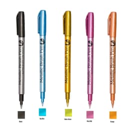 Metallic Markers Pens Color Silver Gold Paint Pens for Black Paper, Glass, Rock Painting, DIY Scrapbook Album