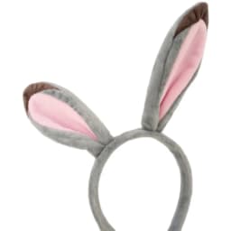 Rabbit Ears Headband Plush Bunny Ear Dog Ears and Tail for Kids and Adults