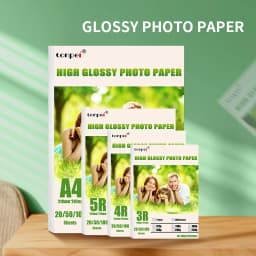 Multi Specification High Gloss Photo Paper 3R 4R 5R A4 Photo Printing Paper Inkjet Printer 180G Glossy Single-Sided Photo Paper