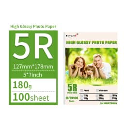 Multi Specification High Gloss Photo Paper 3R 4R 5R A4 Photo Printing Paper Inkjet Printer 180G Glossy Single-Sided Photo Paper