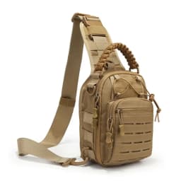Men's Outdoor Chest Bag Tactical Shoulder Bag Sling Backpack 900D Oxford Mountain Camping Fishing Trekking Molle Mi
