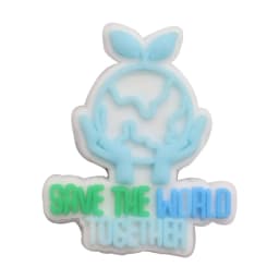 1-9pcs Reduce Reuse Recycle Save Earth Forest PVC Shoe Charms Buckle Wristbands Hole Slipper Accessories Decorations Kid Gift