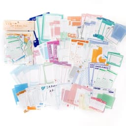 Journamm 100pcs/pack Vintage Memo Paper Set DIY Scrapbooking School Supplies Decor Junk Journal Marking Stationery Notes Paper