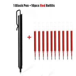Kaco KLIP Metal Signature Pen 0.5mm Black Ink Boligrafo Gel Business Stylos With Pen Clip School Office Meeting Writing Supplies