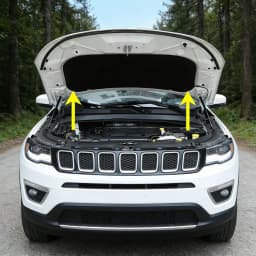 For Jeep Compass 2017-2022 Front Hood Bonnet Support Lift Gas Struts Bar Shocks Hydraulic Rod Springs Car Accessories
