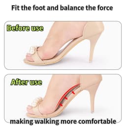 Anti Slip Sole Pads For High-Heels Arch Support Self-adhesive Sandals Insole Summer Comfortable Gel Insoles Silicone Cushion