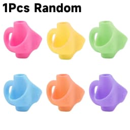 12/6/1Pcs Pencil Silicone Grips Writing Aid Trainer Posture Correction Finger Grip for Kids Children Students School Supplies